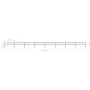 Garden fence with black steel arrow tips 13.6x0.6 m by vidaXL, fence panels - Ref: Foro24-277645, Price: 356,41 €, Discount: %