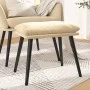 Fußstütze aus cremeweißem Samt 45x29,5x35 cm von vidaXL, Osmanen - Ref: Foro24-341513, Preis: 35,57 €, Rabatt: %