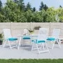Stuhlkissen 4 Einheiten türkis Stoff 40x40x7 cm von vidaXL, Kissen für Stühle und Sofas - Ref: Foro24-361505, Preis: 39,24 €,...