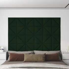 Paneles de pared 12 uds terciopelo verde oscuro 30x30cm 0,54 m² by vidaXL, Wall covering - Ref: Foro24-343949, Price: 32,16 €...