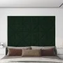 Wandpaneele 12 Stück dunkelgrünes Samt 30x30cm 0,54 m² von vidaXL, Wandverkleidung - Ref: Foro24-343949, Preis: 32,16 €, Raba...