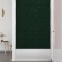 Wandpaneele 12 Stück dunkelgrünes Samt 30x30cm 0,54 m² von vidaXL, Wandverkleidung - Ref: Foro24-343949, Preis: 32,14 €, Raba...