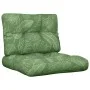 Cushions for pallets, 2 units, leaf print fabric by vidaXL, Cushions for chairs and sofas - Ref: Foro24-360664, Price: 41,36 ...