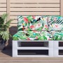 Palettensofa-Kissen, 2-teilig, bunte Stoffe von vidaXL, Kissen für Stühle und Sofas - Ref: Foro24-360728, Preis: 60,55 €, Rab...