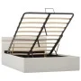 Hydraulisches Canapébett mit LED, weißem Kunstleder, 140 x 200 cm von vidaXL, Betten und Lattenroste - Ref: Foro24-285549, Pr...