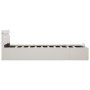 Hydraulisches Canapébett mit LED, weißem Kunstleder, 140 x 200 cm von vidaXL, Betten und Lattenroste - Ref: Foro24-285549, Pr...