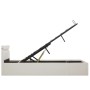 Hydraulisches Canapébett mit LED, weißem Kunstleder, 140 x 200 cm von vidaXL, Betten und Lattenroste - Ref: Foro24-285549, Pr...