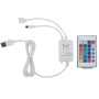 Hydraulisches Canapébett mit LED, weißem Kunstleder, 140 x 200 cm von vidaXL, Betten und Lattenroste - Ref: Foro24-285549, Pr...