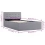 Hydraulisches Canapébett mit Stauraum aus hellgrauem Stoff, 100 x 200 cm von vidaXL, Betten und Lattenroste - Ref: Foro24-285...