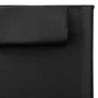 Sonnenliegen 2 Einheiten Textilene schwarz und grau von vidaXL, Liegen - Ref: Foro24-310517, Preis: 135,75 €, Rabatt: %