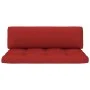 Zentrales Palettensofa für den Garten mit weiß imprägniertem Kiefernholz von vidaXL, Modulare Sofas für den Außenbereich - Re...