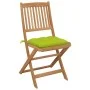 Folding garden chairs 8 units and solid acacia wood cushions by vidaXL, Garden chairs - Ref: Foro24-3075047, Price: 376,24 €,...