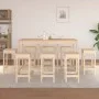 Set de bar 9 piezas madera maciza de pino by vidaXL, Furniture sets for kitchens and dining rooms - Ref: Foro24-3124717, Pric...