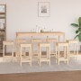 9-teiliges Massivholz-Bar-Set aus Kiefernholz von vidaXL, Möbelsets für Küchen und Esszimmer - Ref: Foro24-3124717, Preis: 51...