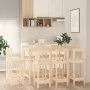 9-teiliges Bar-Set aus massivem Kiefernholz von vidaXL, Möbelsets für Küchen und Esszimmer - Ref: Foro24-3124722, Preis: 436,...