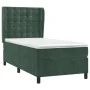 Box spring bed with dark green velvet mattress 80x200 cm by vidaXL, Beds and slatted bases - Ref: Foro24-3129420, Price: 322,...