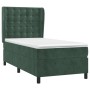 Boxspringbett mit dunkelgrüner Samtmatratze 80x200 cm von vidaXL, Betten und Lattenroste - Ref: Foro24-3129420, Preis: 322,11...