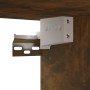 Set de muebles de TV 5 pzas madera contrachapada roble ahumado