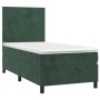 Boxspringbett mit dunkelgrüner Samtmatratze 80x200 cm von vidaXL, Betten und Lattenroste - Ref: Foro24-3142872, Preis: 297,33...