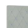 Estructura de cama Gris claro 120 x 200 cm Terciopelo