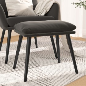 Fußstütze aus dunkelgrauem Samt 45x29,5x35 cm von vidaXL, Osmanen - Ref: Foro24-341505, Preis: 34,00 €, Rabatt: %