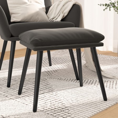 Dark gray velvet footrest 45x29.5x35 cm by vidaXL, Ottomans - Ref: Foro24-341505, Price: 34,00 €, Discount: %