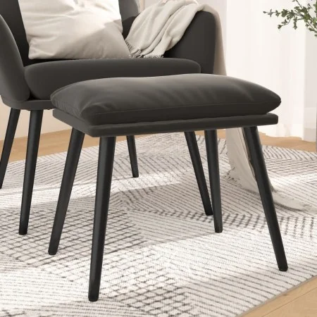 Fußstütze aus dunkelgrauem Samt 45x29,5x35 cm von vidaXL, Osmanen - Ref: Foro24-341505, Preis: 33,36 €, Rabatt: %