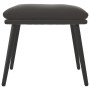 Fußstütze aus dunkelgrauem Samt 45x29,5x35 cm von vidaXL, Osmanen - Ref: Foro24-341505, Preis: 34,00 €, Rabatt: %