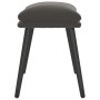 Fußstütze aus dunkelgrauem Samt 45x29,5x35 cm von vidaXL, Osmanen - Ref: Foro24-341505, Preis: 34,00 €, Rabatt: %