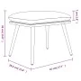 Fußstütze aus dunkelgrauem Samt 45x29,5x35 cm von vidaXL, Osmanen - Ref: Foro24-341505, Preis: 33,36 €, Rabatt: %