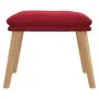 Fußstütze aus rotem Samt rot 45x29,5x35 cm von vidaXL, Osmanen - Ref: Foro24-341440, Preis: 35,79 €, Rabatt: %