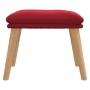 Fußstütze aus rotem Samt rot 45x29,5x35 cm von vidaXL, Osmanen - Ref: Foro24-341440, Preis: 36,32 €, Rabatt: %