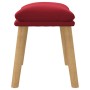 Fußstütze aus rotem Samt rot 45x29,5x35 cm von vidaXL, Osmanen - Ref: Foro24-341440, Preis: 36,32 €, Rabatt: %
