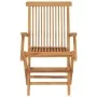 Garden chairs 4 units solid teak wood with red cushions by vidaXL, Garden chairs - Ref: Foro24-3065638, Price: 357,01 €, Disc...