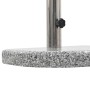 Grauer halbrunder Schirm aus Granit 10 kg von vidaXL, Schirmständer - Ref: Foro24-45069, Preis: 63,77 €, Rabatt: %