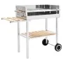Portable XXL stainless steel charcoal barbecue with 2 shelves by vidaXL, Barbecues - Ref: Foro24-47850, Price: 135,25 €, Disc...