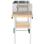 Portable XXL stainless steel charcoal barbecue with 2 shelves by vidaXL, Barbecues - Ref: Foro24-47850, Price: 135,25 €, Disc...