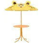 Children's garden table and chairs set 3 pieces with yellow umbrella by vidaXL, Garden sets - Ref: Foro24-48100, Price: 66,85...