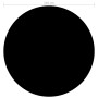 Cubierta de piscina PE negra 210 cm de vidaXL, Cubiertas para piscina - Ref: Foro24-92152, Precio: 22,28 €, Descuento: %