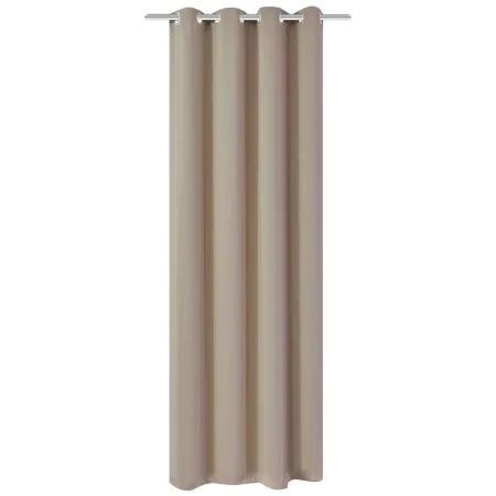 Cream blackout curtain with metal eyelets 270x245 cm by vidaXL, Curtains and curtains - Ref: Foro24-132205, Price: 28,92 €, D...
