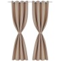 Cream blackout curtain with metal eyelets 270x245 cm by vidaXL, Curtains and curtains - Ref: Foro24-132205, Price: 42,82 €, D...