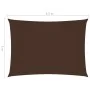 Rectangular brown Oxford fabric sail awning 3x4.5 m by vidaXL, Umbrellas - Ref: Foro24-135816, Price: 45,15 €, Discount: %