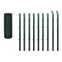 Satz grüner Stahl-Eurozaun 10x1 m von vidaXL, Zaunpaneele - Ref: Foro24-140565, Preis: 141,56 €, Rabatt: %