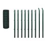 Satz grüner Stahl-Eurozaun 10x1 m von vidaXL, Zaunpaneele - Ref: Foro24-140565, Preis: 141,56 €, Rabatt: %