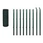 Set de euro valla acero verde 10x1,5 m de vidaXL, Paneles de vallas - Ref: Foro24-140567, Precio: 157,59 €, Descuento: %
