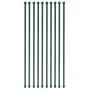 Postes de jardín 10 unidades 1 m metal verde de vidaXL, Enrejados y soportes para plantas - Ref: Foro24-142309, Precio: 36,03...