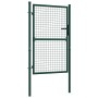 Puerta de valla de acero verde 100x125 cm de vidaXL, Puertas de jardín - Ref: Foro24-145733, Precio: 142,80 €, Descuento: %