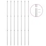 Metal mesh fence and silver galvanized steel posts 15x1.5 m by vidaXL, fence panels - Ref: Foro24-145752, Price: 192,60 €, Di...