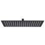 Cabezal ducha efecto lluvia acero inox cuadrado 50x50 cm negro de vidaXL, Cabezales de ducha - Ref: Foro24-147699, Precio: 75...