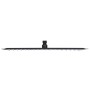 Cabezal ducha efecto lluvia acero inox cuadrado 50x50 cm negro de vidaXL, Cabezales de ducha - Ref: Foro24-147699, Precio: 75...